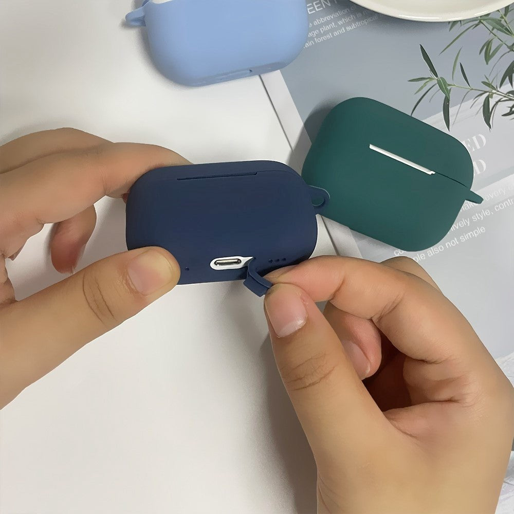 Apple Airpods Pro 2nd Gen (2022) Cover m. Karabinhage - Blå