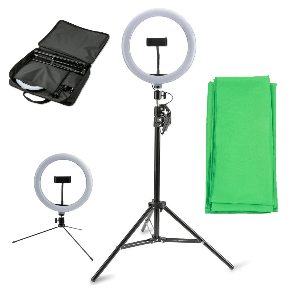 Live Stream Speaker Kit Package (Webcam, Green Screen, Microphone and Ring  Light) | Mid Atlantic Event Group