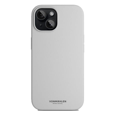 Vonmählen iPhone 15 Eco Silikone Cover - MagSafe Kompatibel - Grå