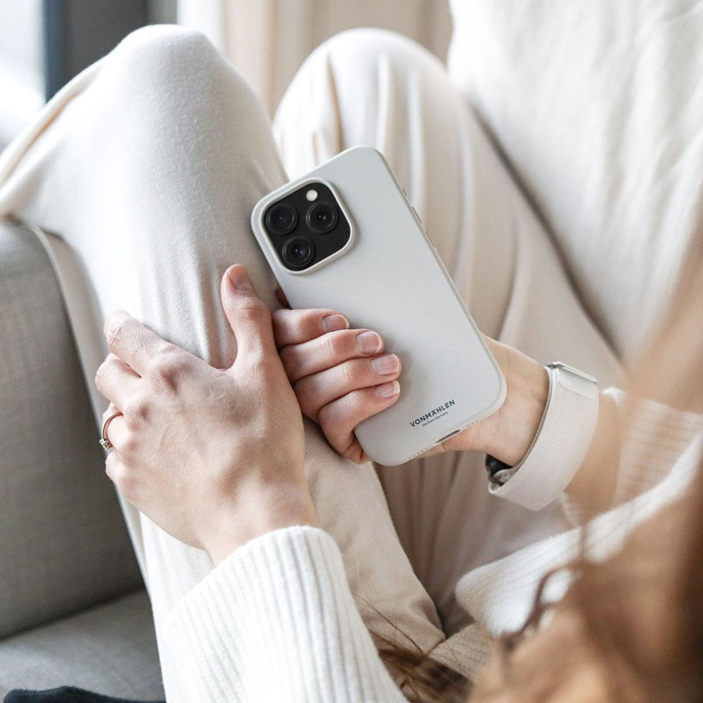 Vonmählen iPhone 15 Eco Silikone Cover - MagSafe Kompatibel - Grå