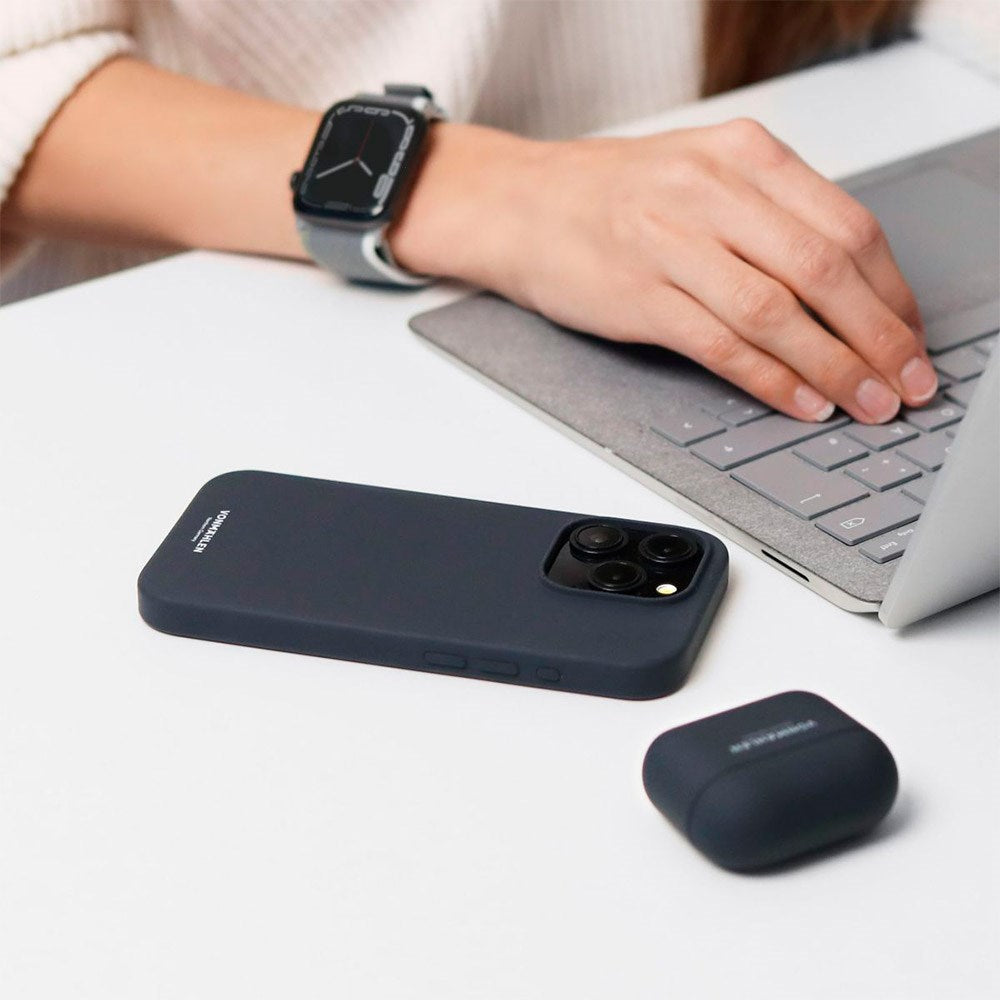 Vonmählen iPhone 13 Eco Silikone Cover - MagSafe Kompatibel - Navy