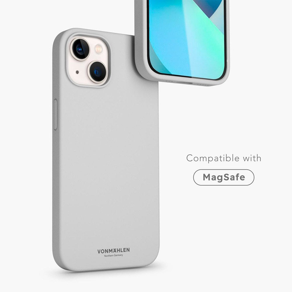 Vonmählen iPhone 13 Eco Silikone Cover - MagSafe Kompatibel - Grå