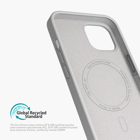 Vonmählen iPhone 13 Eco Silikone Cover - MagSafe Kompatibel - Grå
