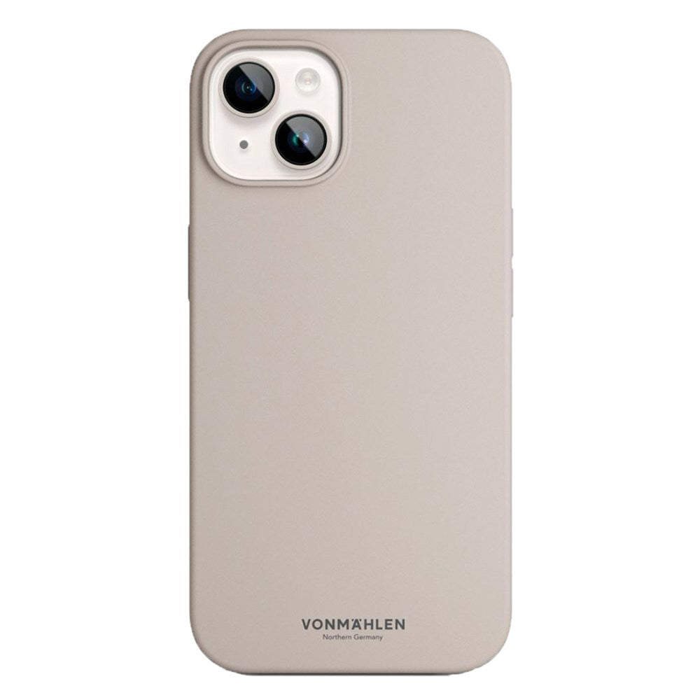 Vonmählen iPhone 14 Eco Silikone Cover - MagSafe Kompatibel - Beige