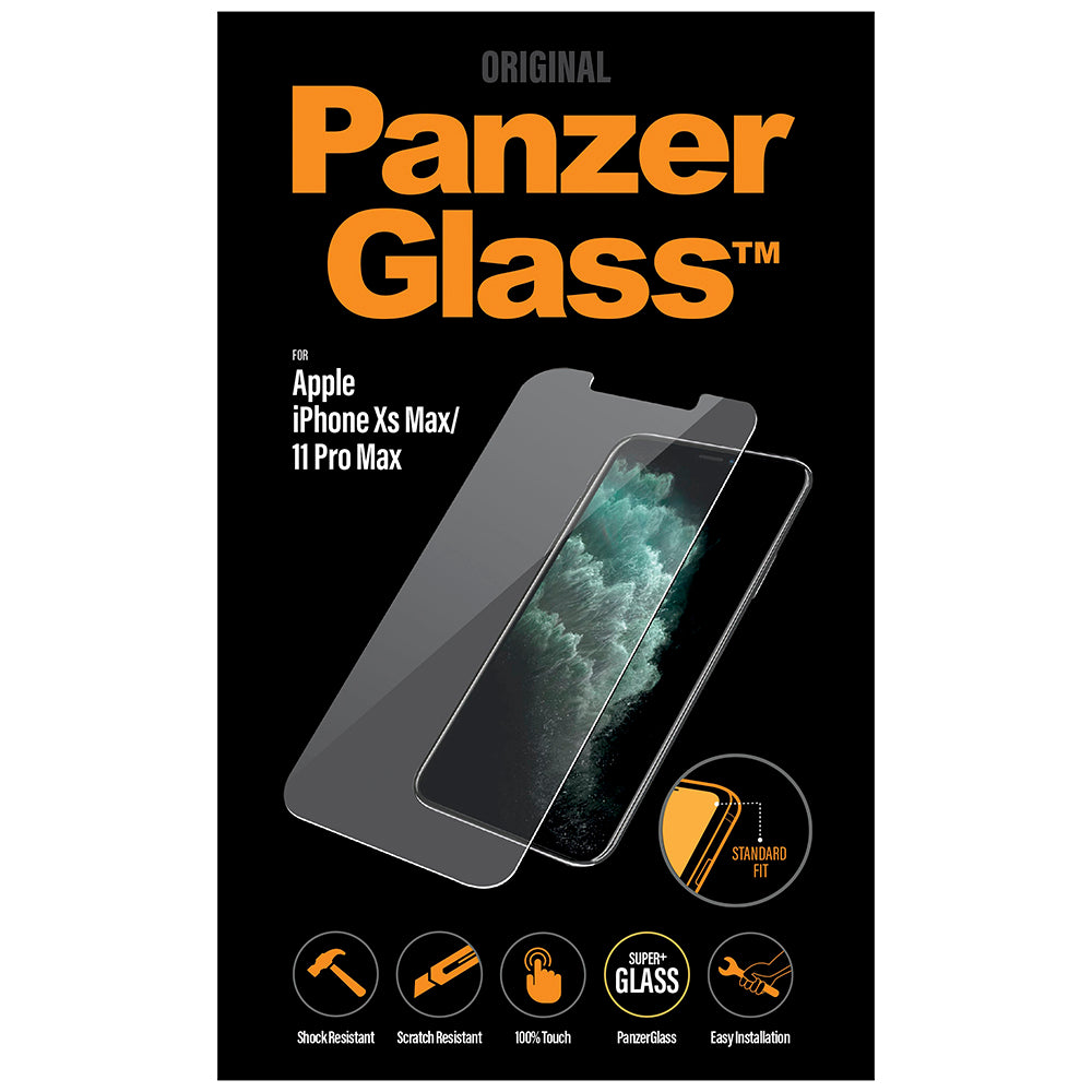 iPhone 11 Pro Max / Xs Max PanzerGlass Standard Fit Skærmbeskyttelse - Gennemsigtig - 2. stk