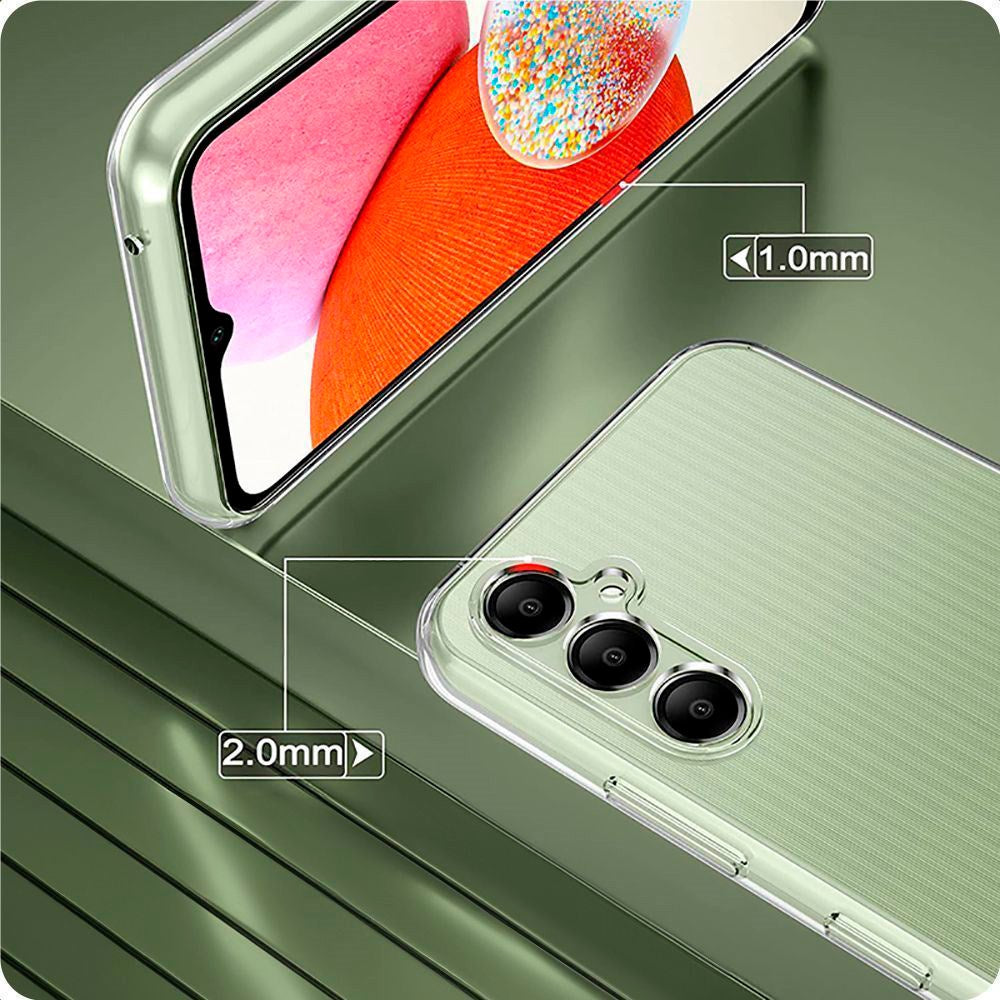 Xiaomi Redmi Note 13 Pro (4G) Tech-Protect Flexair+ Fleksibelt Plastik Cover - Gennemsigtig