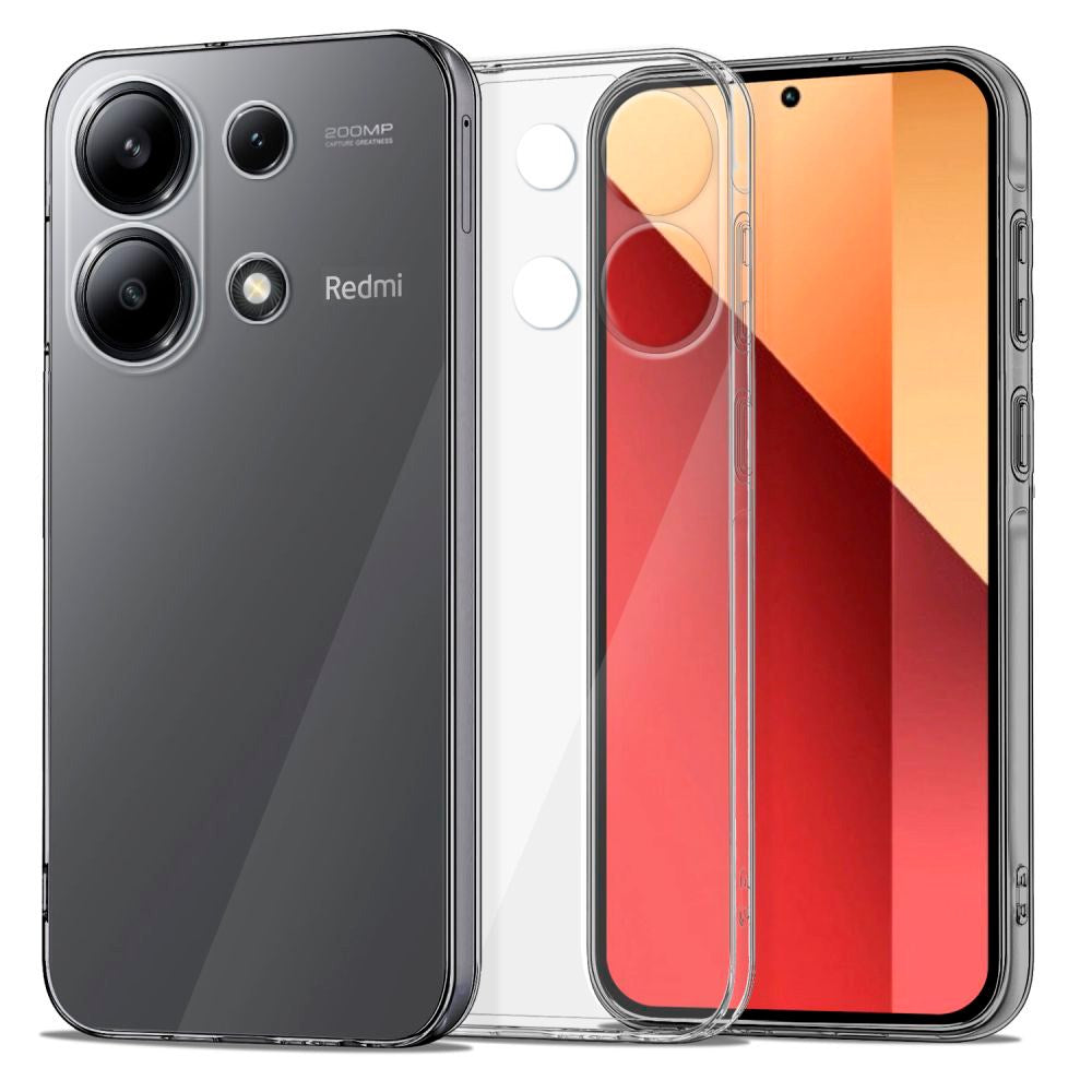 Xiaomi Redmi Note 13 Pro (4G) Tech-Protect Flexair+ Fleksibelt Plastik Cover - Gennemsigtig