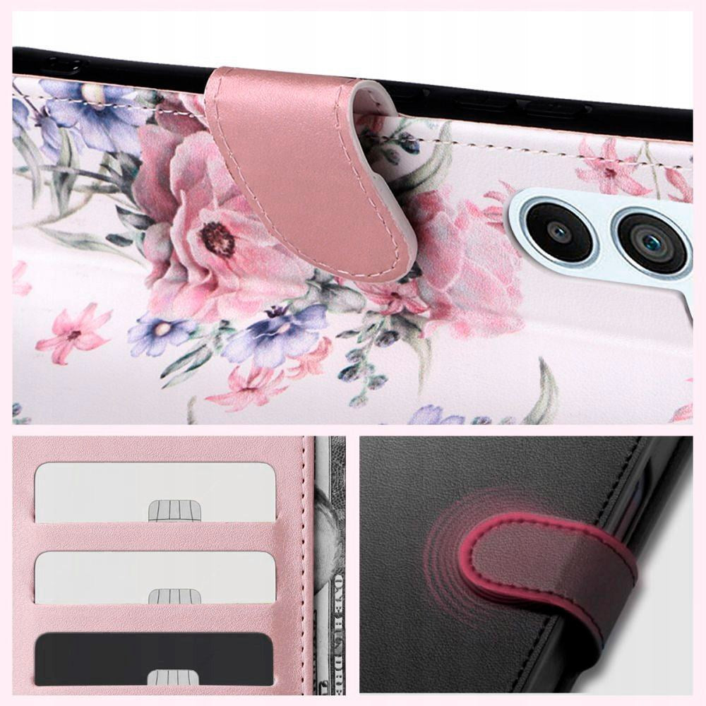 Xiaomi Redmi Note 13 Pro (4G) Tech-Protect Wallet m. Pung - Marmor