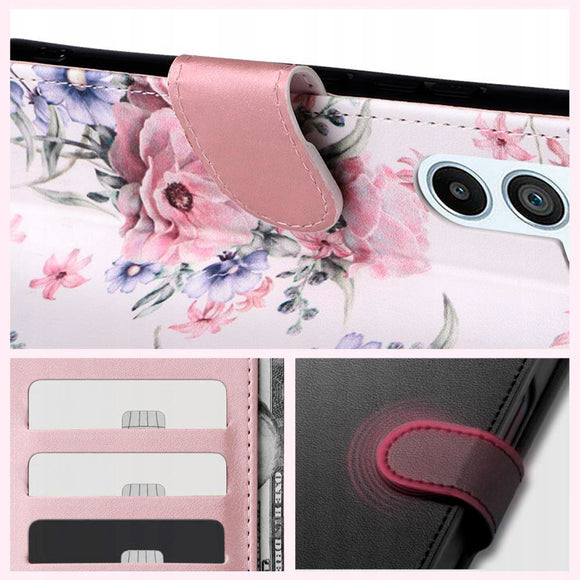 Xiaomi Redmi Note 13 Pro (4G) Tech-Protect Wallet m. Pung - Marmor