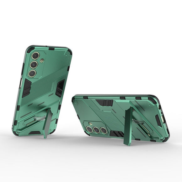 Samsung Galaxy A25 (5G) Hybrid Håndværker Cover m. Kickstand - Grøn