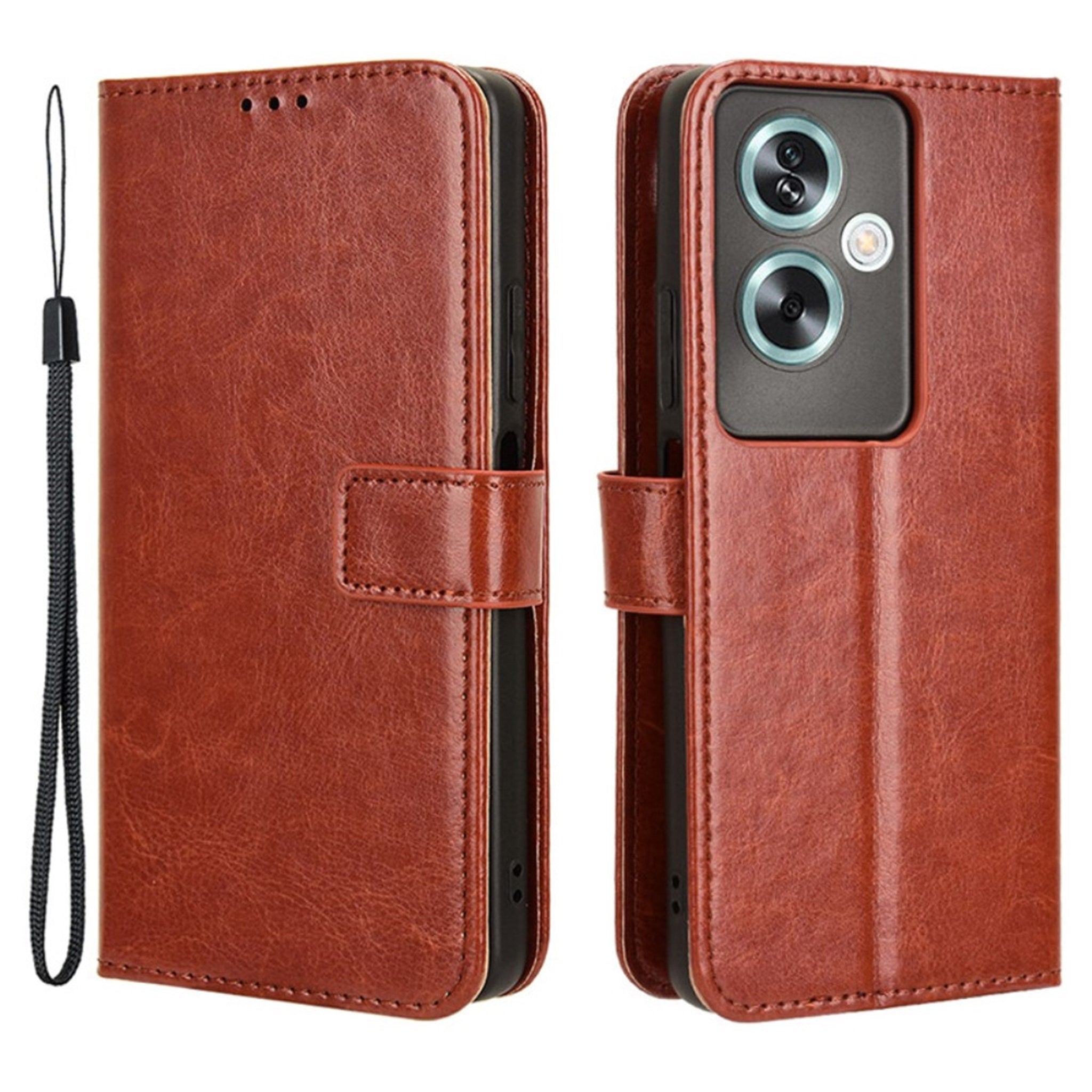 EIDERWOOD OnePlus Nord N30 SE (5G) / OPPO A79 (5G) Læder Cover m. Pung & Ståfunktion - Brun