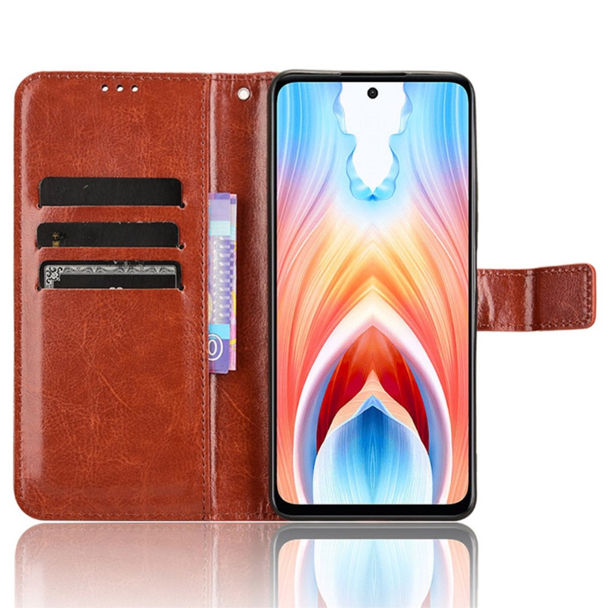 EIDERWOOD OnePlus Nord N30 SE (5G) / OPPO A79 (5G) Læder Cover m. Pung & Ståfunktion - Brun