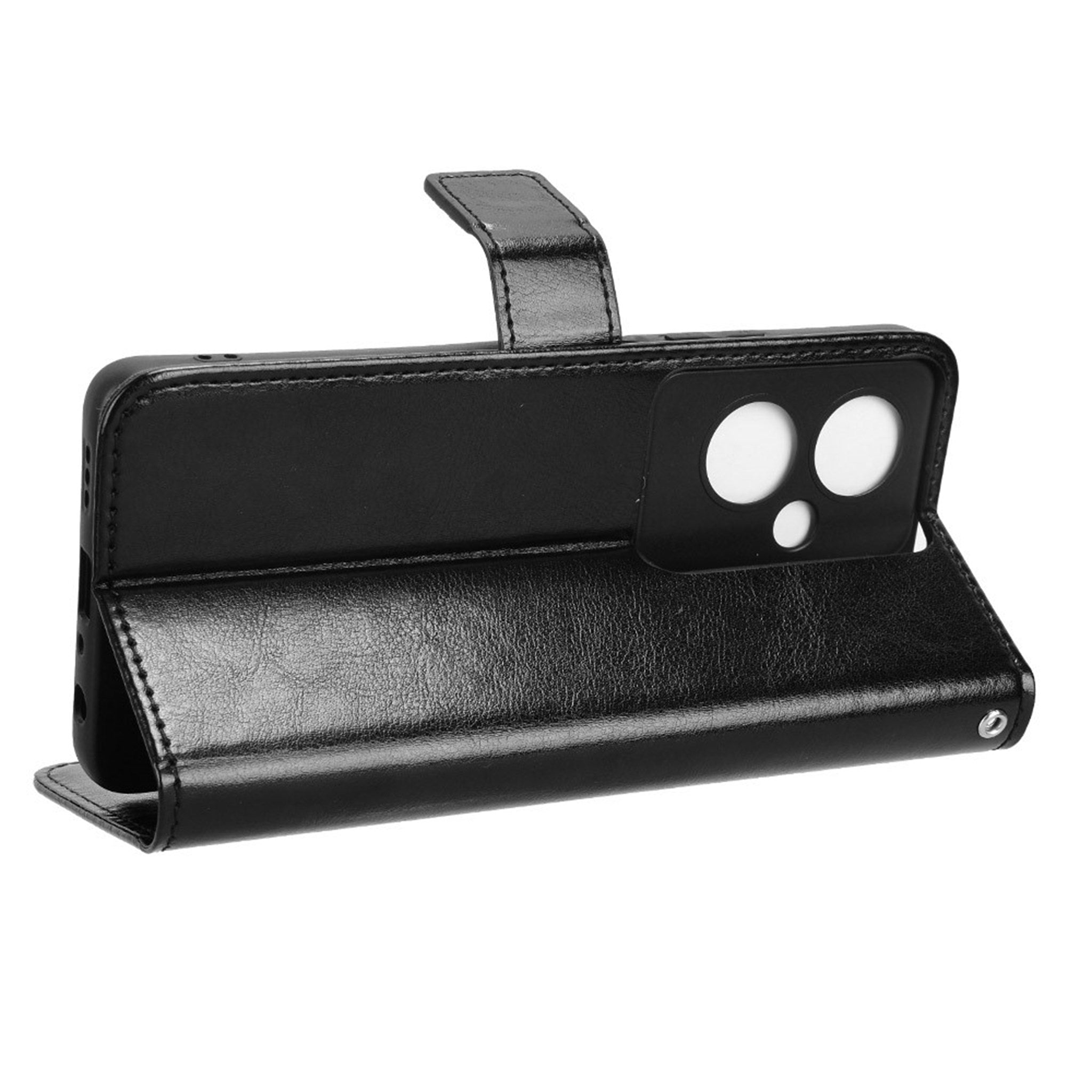 EIDERWOOD OnePlus Nord N30 SE (5G) / OPPO A79 (5G) Læder Cover m. Pung & Ståfunktion - Sort
