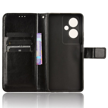 EIDERWOOD OnePlus Nord N30 SE (5G) / OPPO A79 (5G) Læder Cover m. Pung & Ståfunktion - Sort