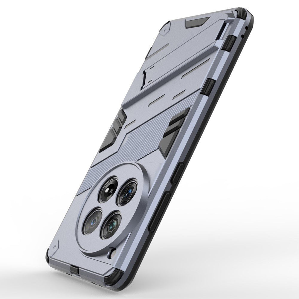 OnePlus 12 Hybrid Håndværker Cover m. Kickstand - Blå