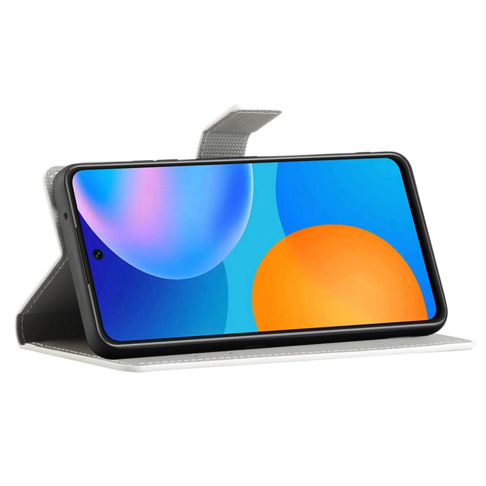 EIDERWOOD Xiaomi Redmi Note 13 (5G) Kunstlæder Cover m. Pung & Ståfunktion - Blå Sommerfugl