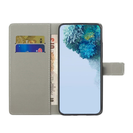 EIDERWOOD Xiaomi Redmi Note 13 (4G) Kunstlæder Cover m. Pung & Ståfunktion - Blommeblomst