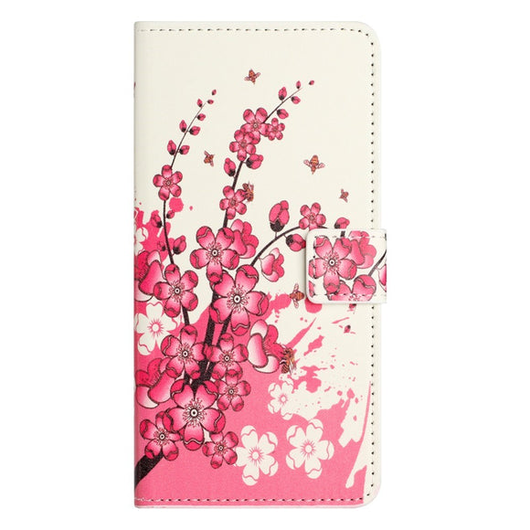 EIDERWOOD Xiaomi Redmi Note 13 (4G) Kunstlæder Cover m. Pung & Ståfunktion - Blommeblomst