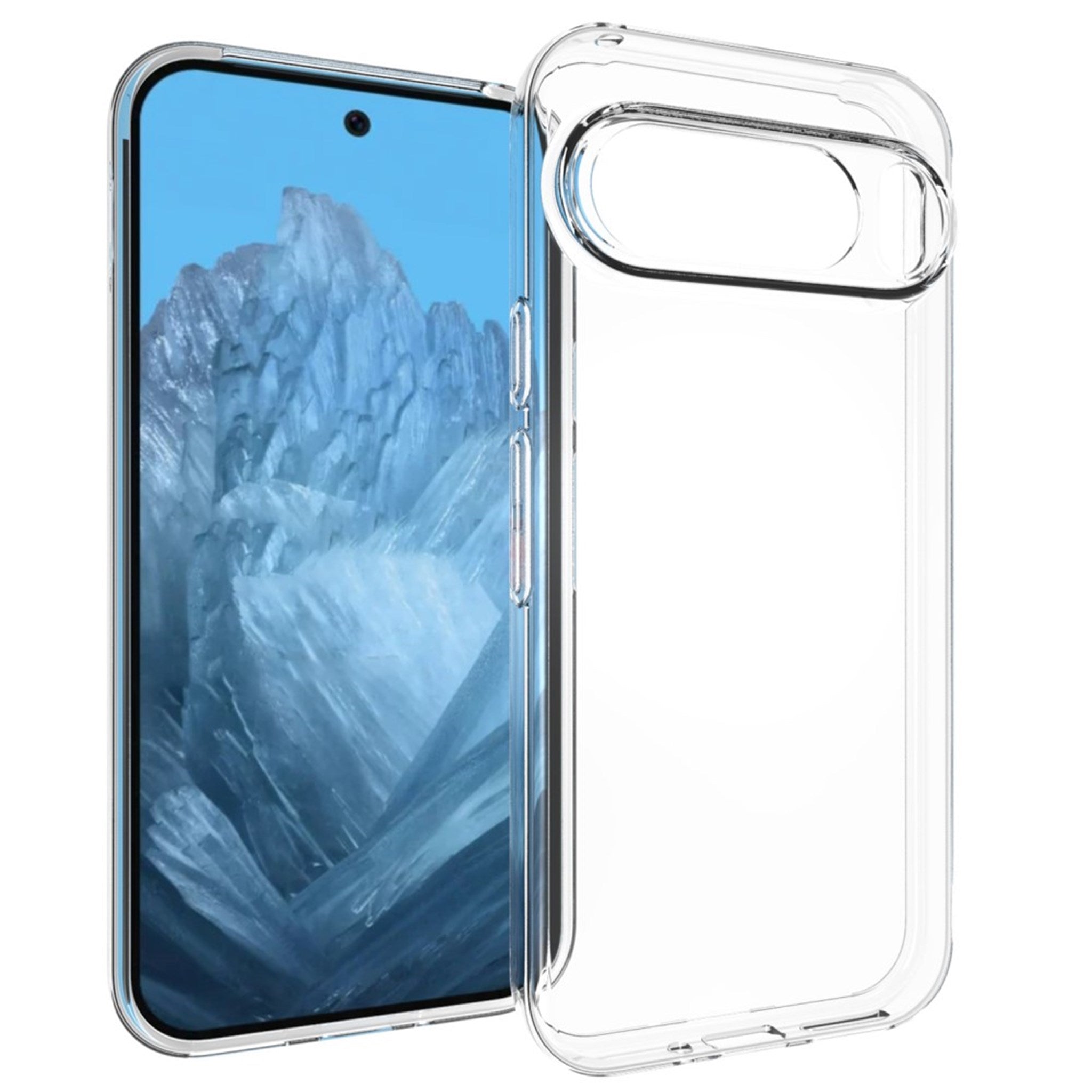 EIDERWOOD Google Pixel 9 / 9 Pro Fleksibelt Plastik Cover - Gennemsigtig