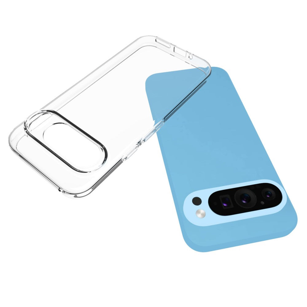 EIDERWOOD Google Pixel 9 / 9 Pro Fleksibelt Plastik Cover - Gennemsigtig