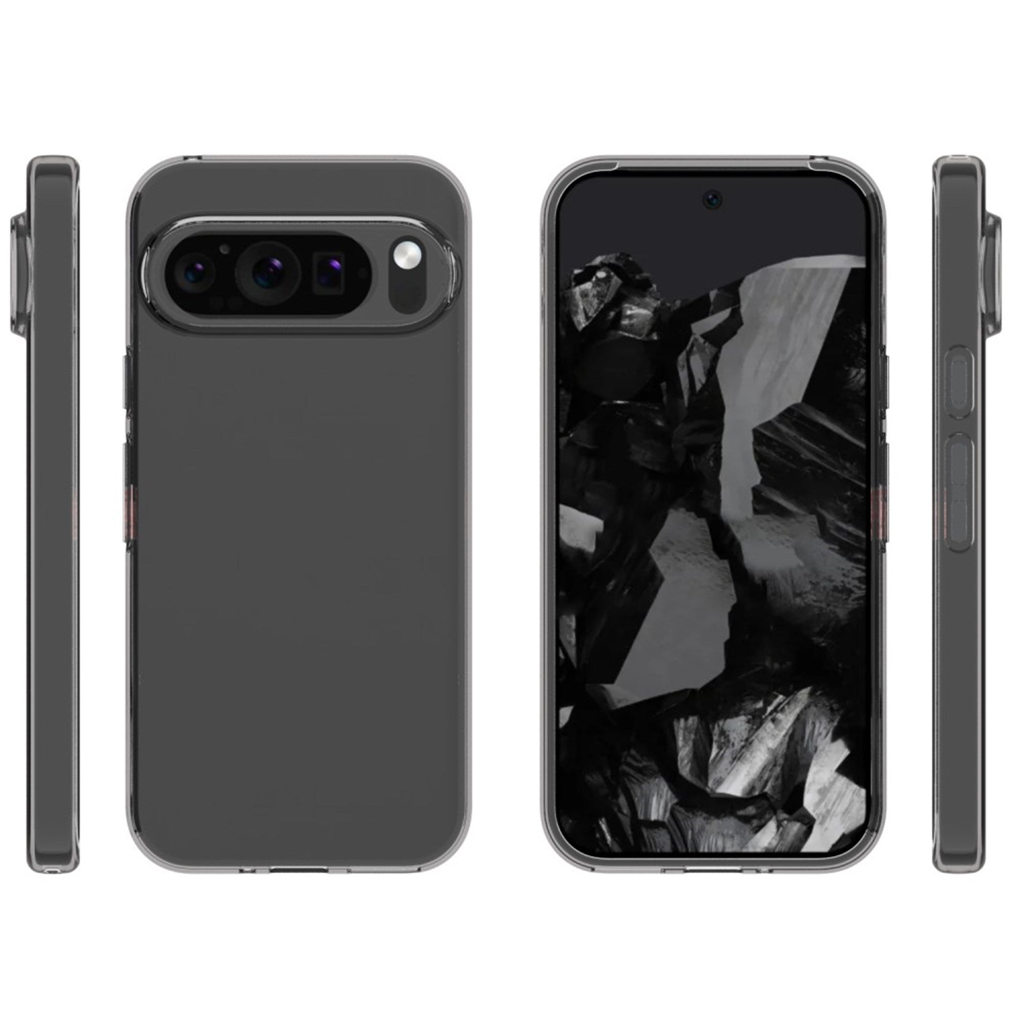 EIDERWOOD Google Pixel 9 Pro XL Fleksibelt Plastik Cover - Gennemsigtig