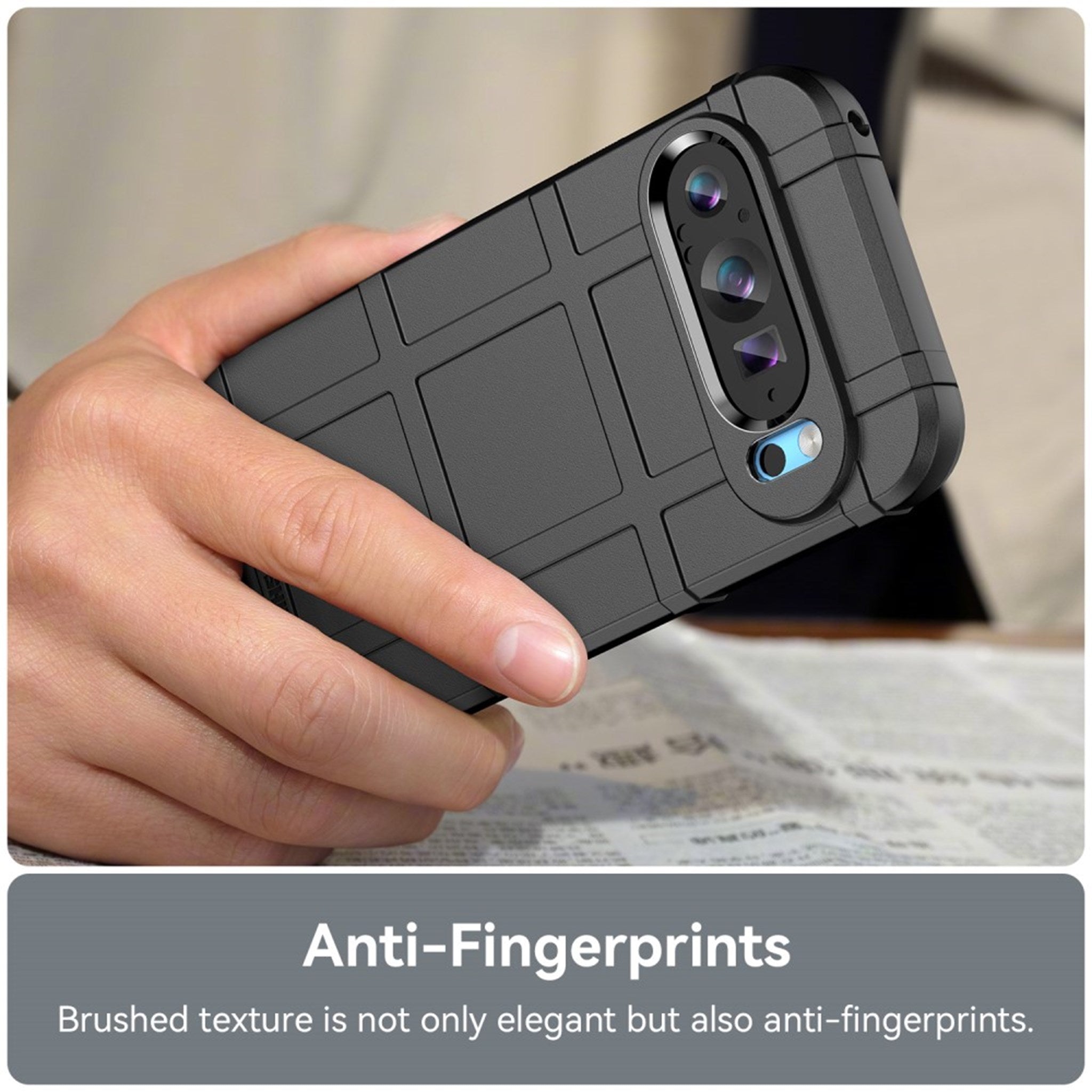 EIDERWOOD Google Pixel 9 / 9 Pro Rugged Shield Series Håndværker Cover - Sort