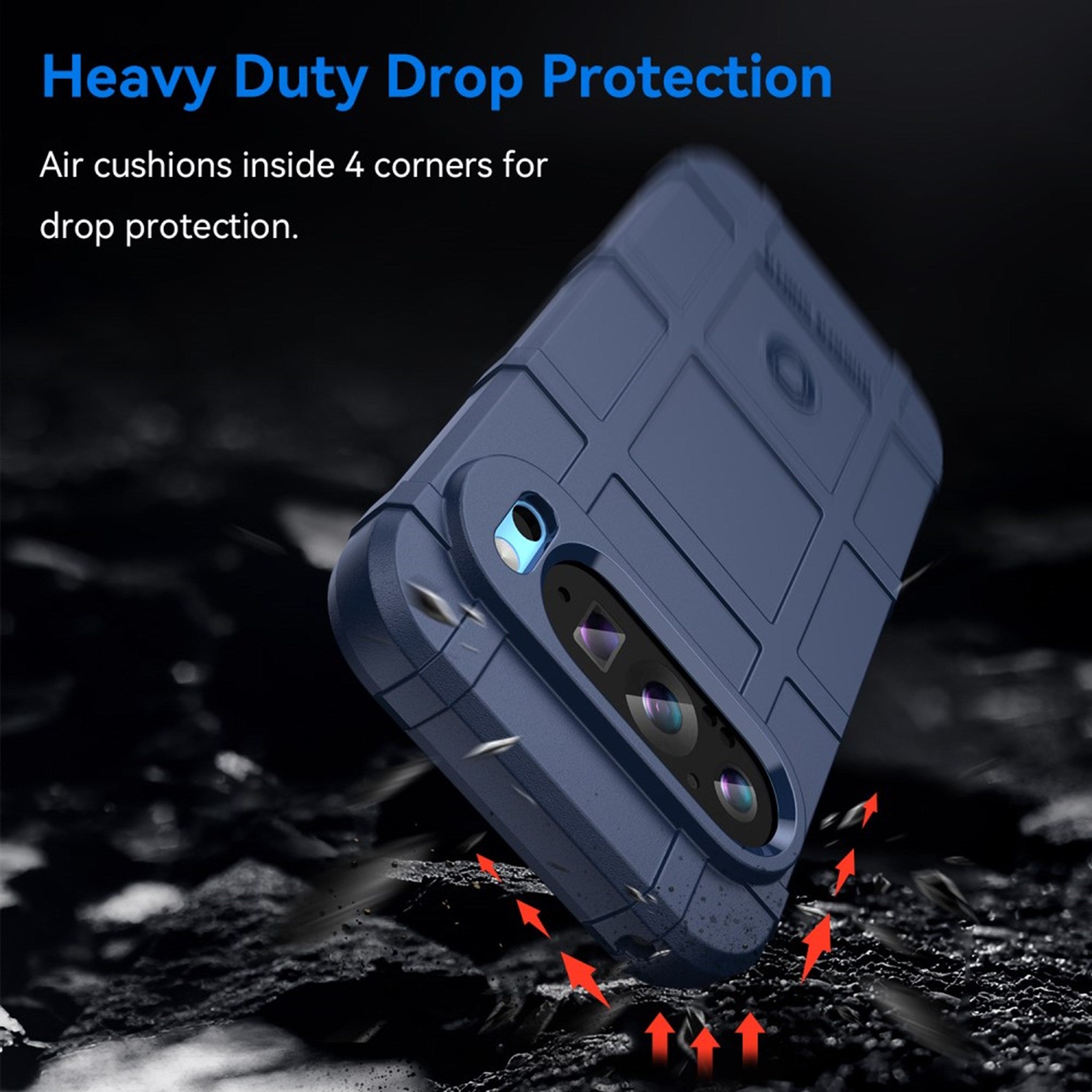 EIDERWOOD Google Pixel 9 Pro XL Rugged Shield Series Håndværker Cover - Blå