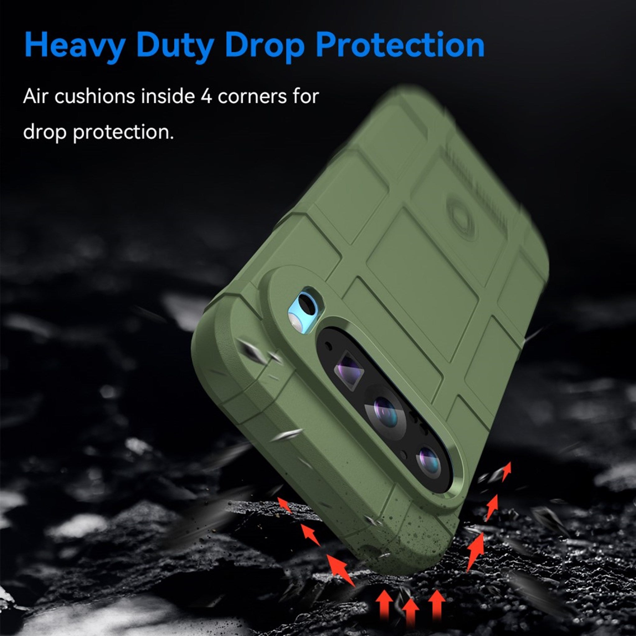 EIDERWOOD Google Pixel 9 Pro XL Rugged Shield Series Håndværker Cover - Grøn