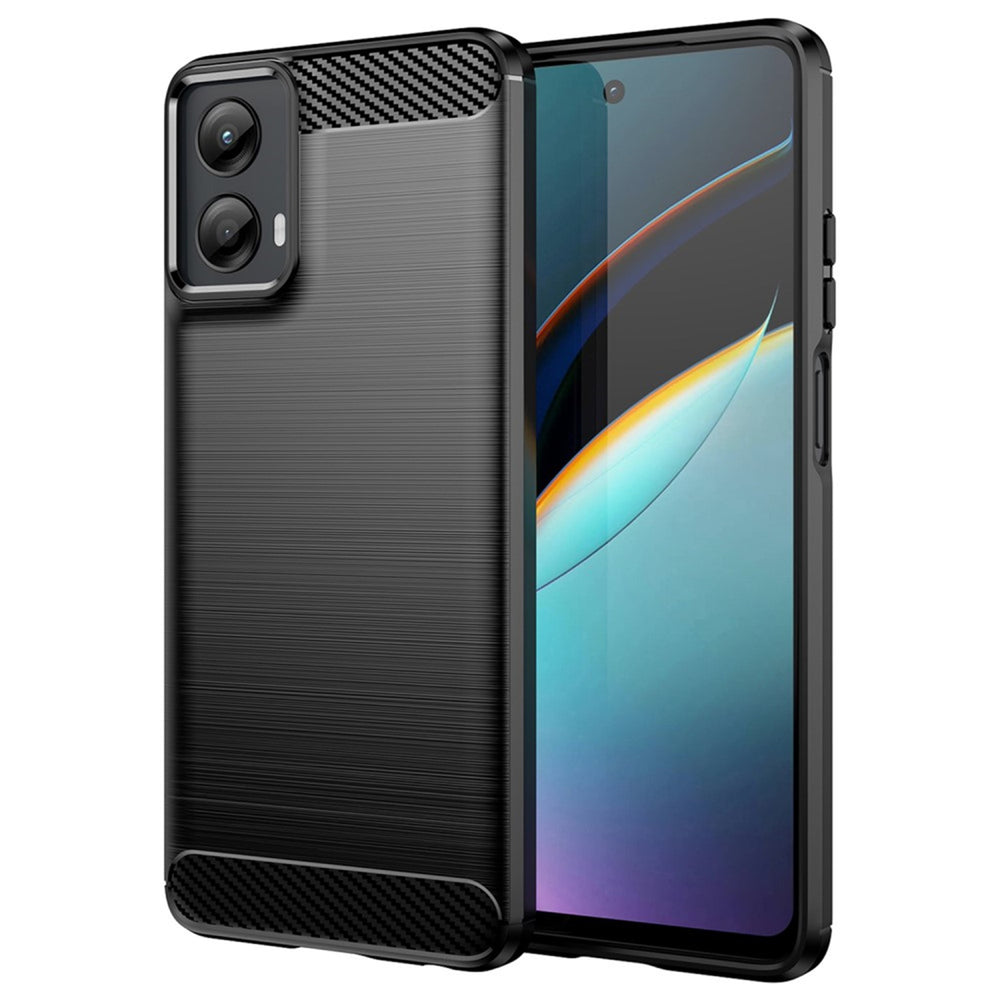 EIDERWOOD Motorola Moto G 5G (2024) Brushed Carbon Cover - Sort