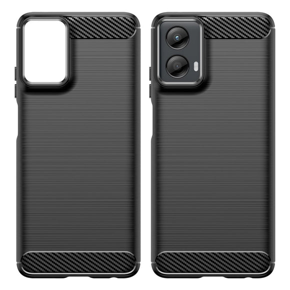 EIDERWOOD Motorola Moto G 5G (2024) Brushed Carbon Cover - Sort