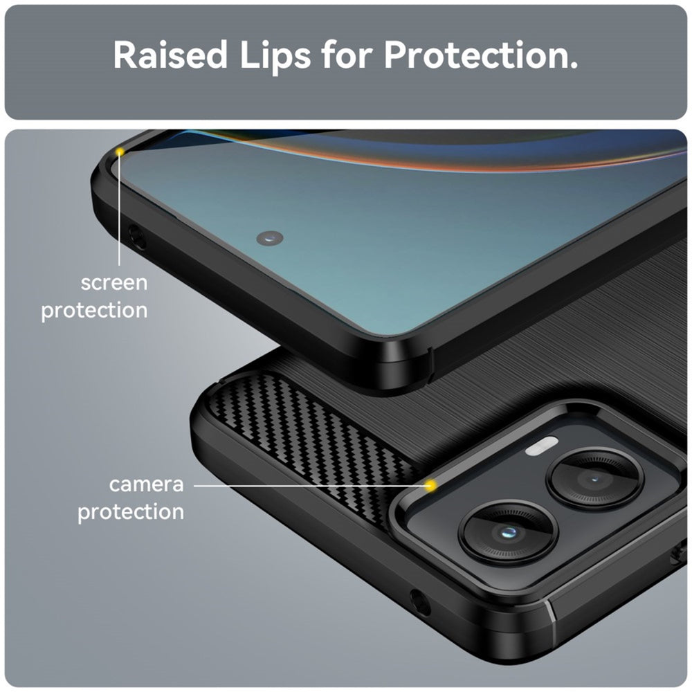 EIDERWOOD Motorola Moto G 5G (2024) Brushed Carbon Cover - Sort