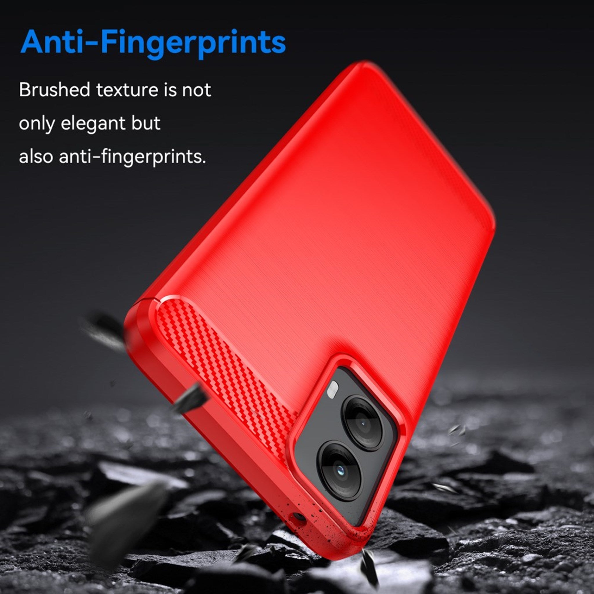 EIDERWOOD Motorola Moto G 5G (2024) Brushed Carbon Cover - Rød