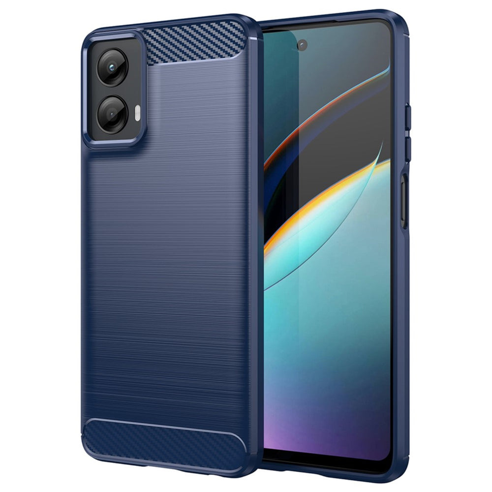 EIDERWOOD Motorola Moto G 5G (2024) Brushed Carbon Cover - Blå