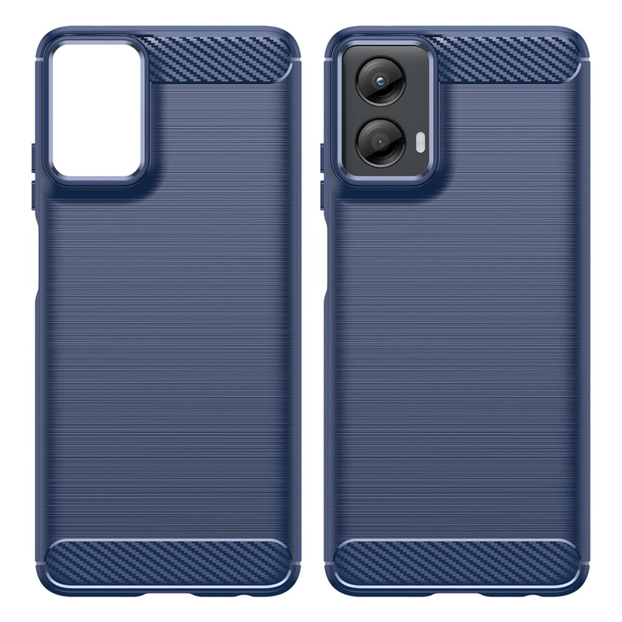 EIDERWOOD Motorola Moto G 5G (2024) Brushed Carbon Cover - Blå