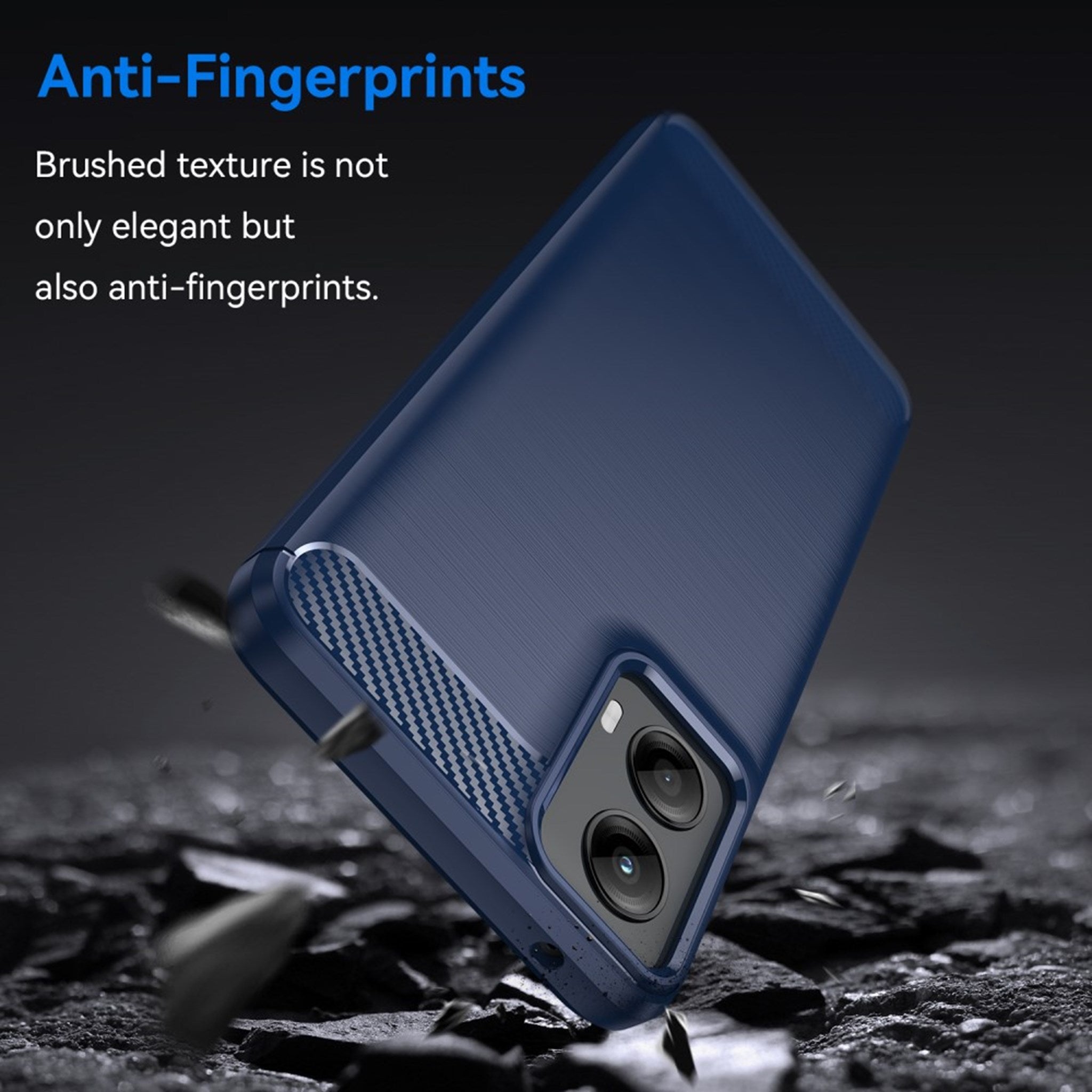 EIDERWOOD Motorola Moto G 5G (2024) Brushed Carbon Cover - Blå