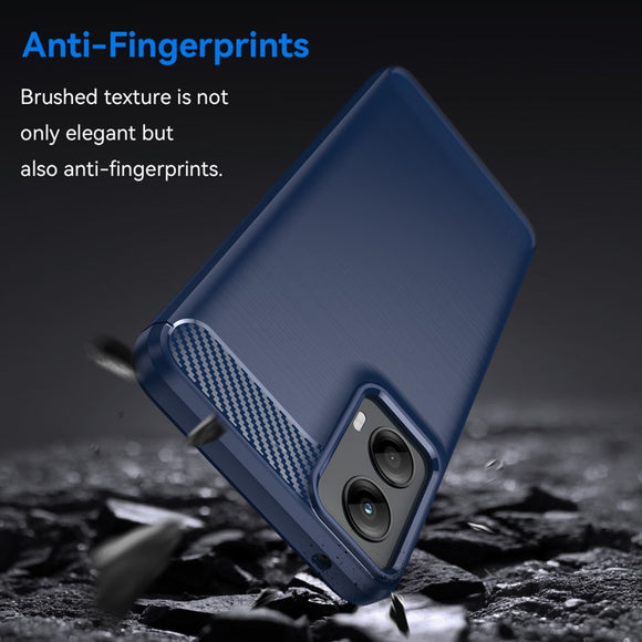 EIDERWOOD Motorola Moto G 5G (2024) Brushed Carbon Cover - Blå