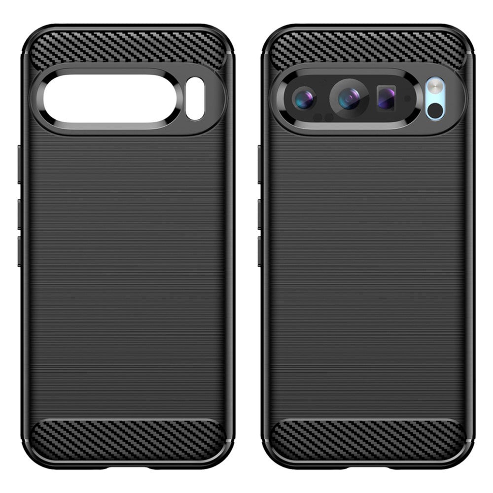 EIDERWOOD Google Pixel 9 / 9 Pro Brushed Carbon Cover - Sort