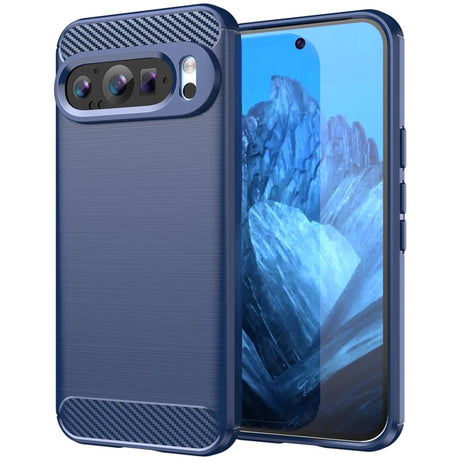 EIDERWOOD Google Pixel 9 / 9 Pro Brushed Carbon Cover - Blå