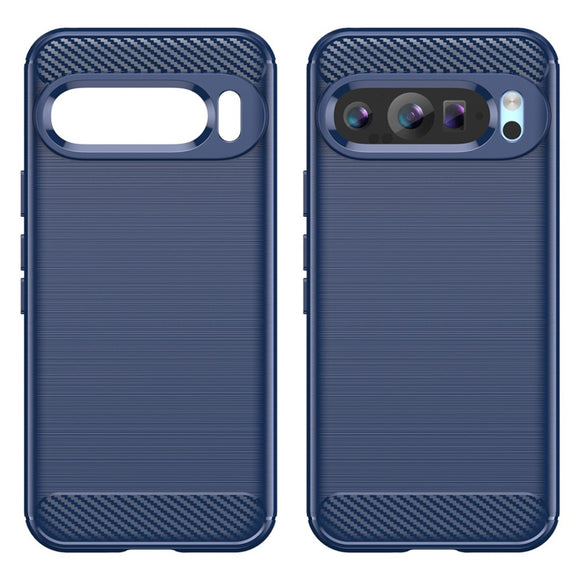 EIDERWOOD Google Pixel 9 / 9 Pro Brushed Carbon Cover - Blå