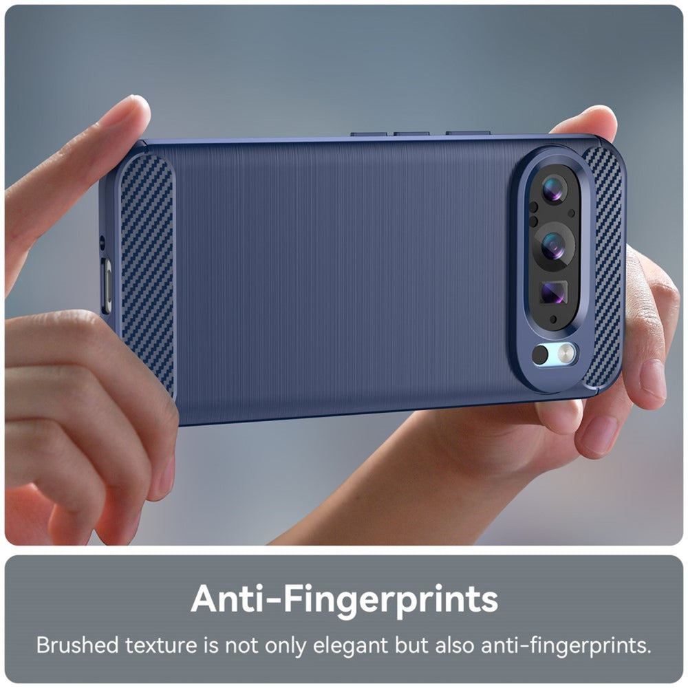 EIDERWOOD Google Pixel 9 / 9 Pro Brushed Carbon Cover - Blå