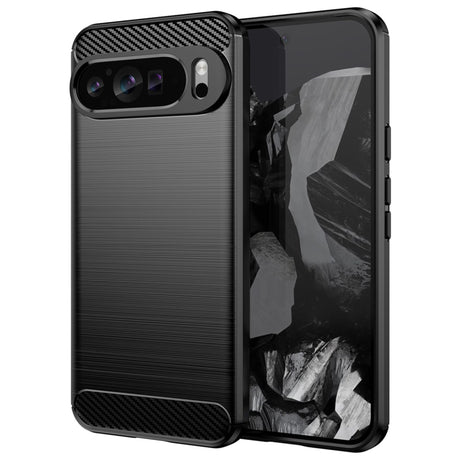 EIDERWOOD Google Pixel 9 Pro XL Brushed Carbon Cover - Sort