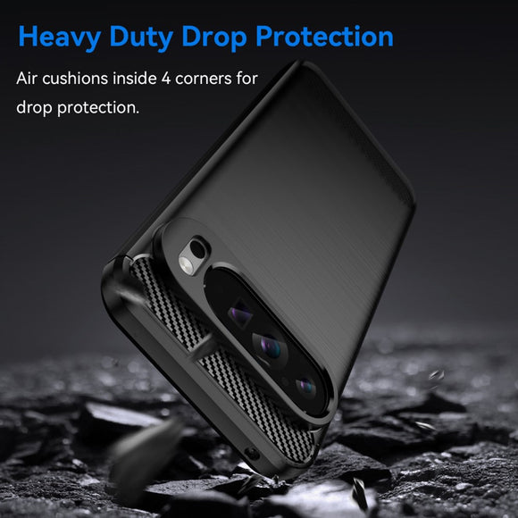 EIDERWOOD Google Pixel 9 Pro XL Brushed Carbon Cover - Sort