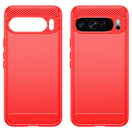 EIDERWOOD Google Pixel 9 Pro XL Brushed Carbon Cover - Rød