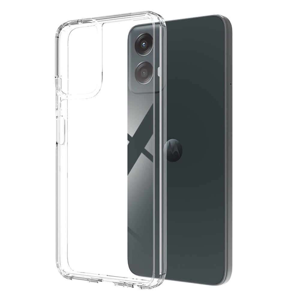 EIDERWOOD Motorola Moto G 5G (2024) Hybrid Plastik Cover - Gennemsigtig