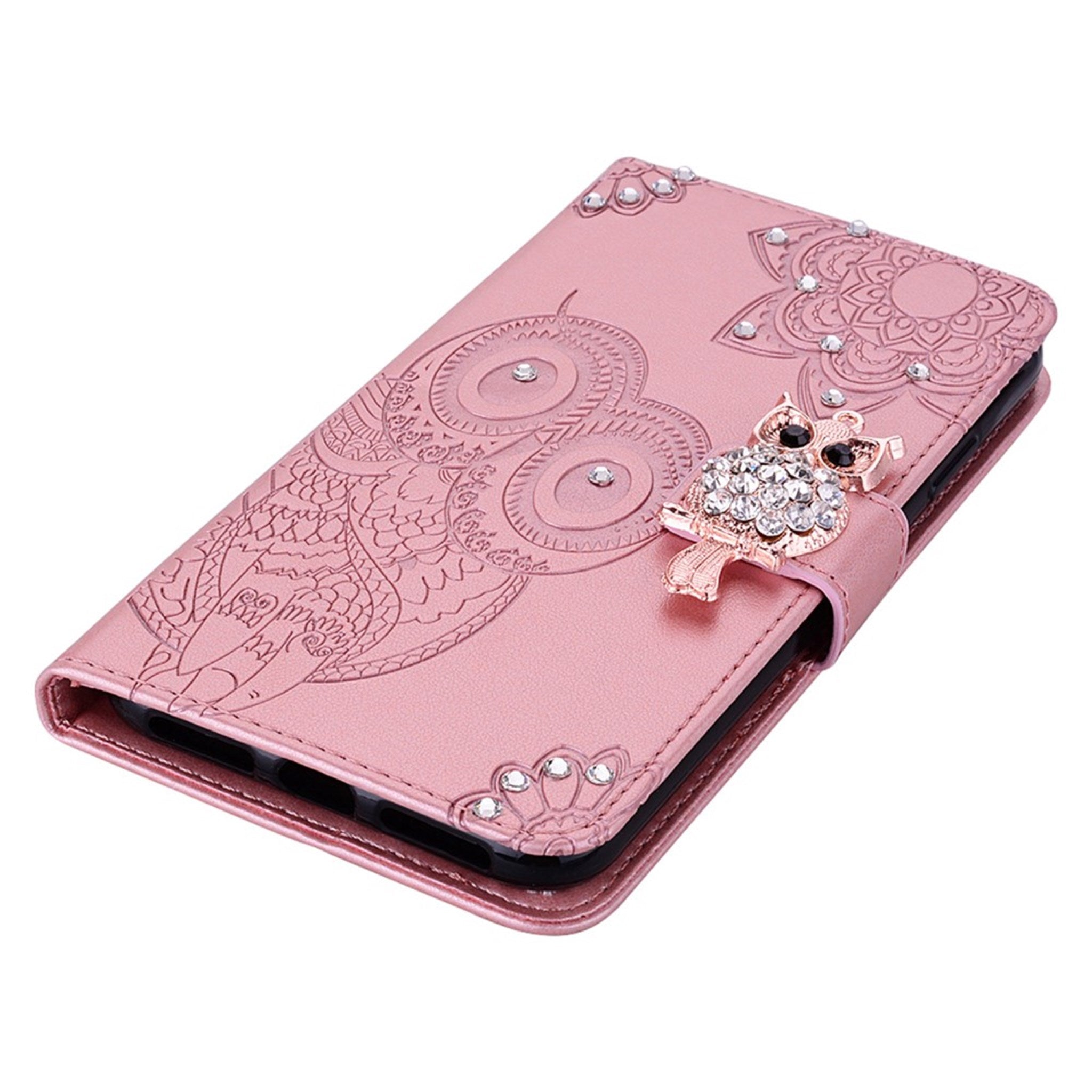 EIDERWOOD Xiaomi Redmi Note 13 Pro 5G / Poco X6 Læder Cover m. Pung - Ugle & Rhinsten - Rose Gold