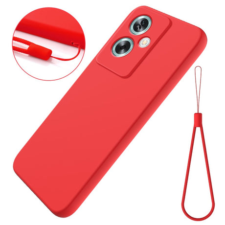 EIDERWOOD OnePlus Nord N30 SE (5G) Liquid Silikone Cover m. Strop - Rød