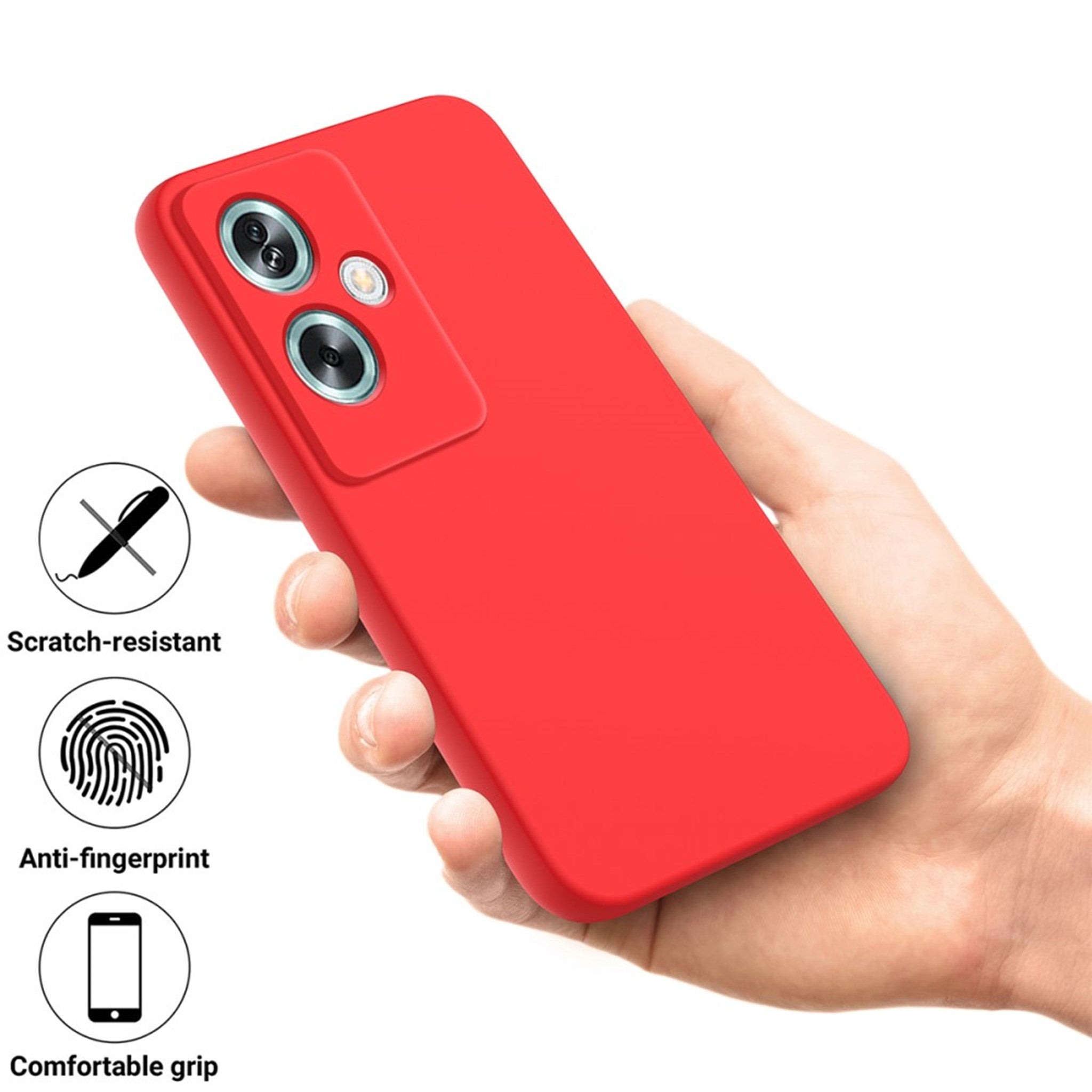 EIDERWOOD OnePlus Nord N30 SE (5G) Liquid Silikone Cover m. Strop - Rød