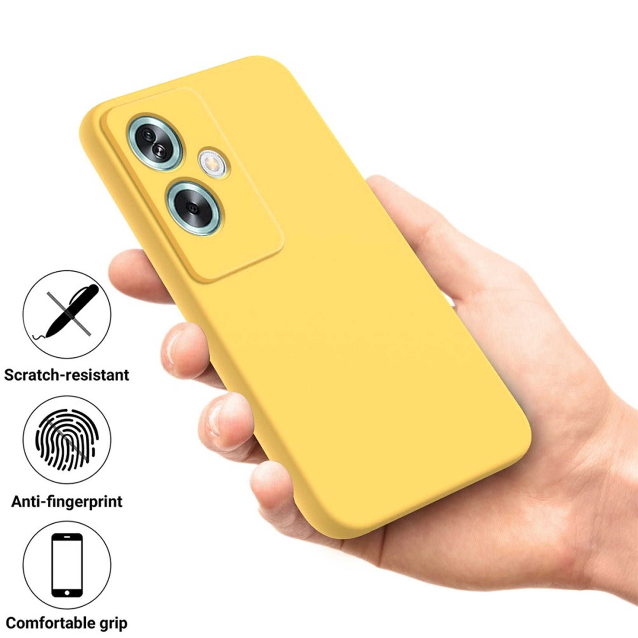 EIDERWOOD OnePlus Nord N30 SE (5G) Liquid Silikone Cover m. Strop - Gul