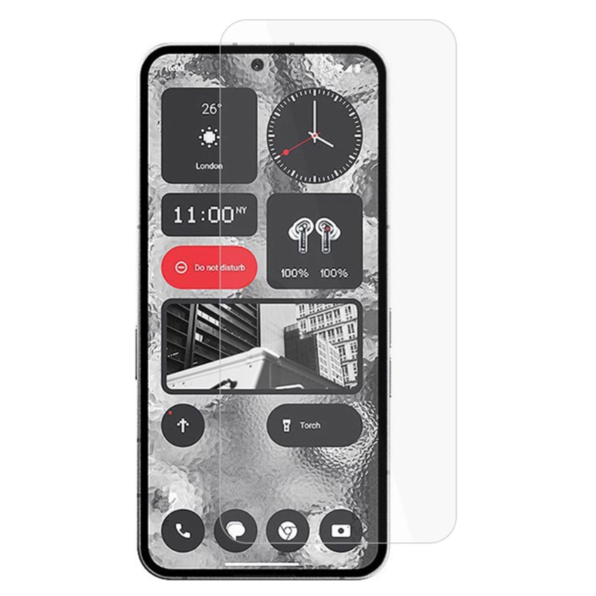 Nothing Phone (2a) Hærdet Glas - Case Friendly - Skærmbeskyttelse - Gennemsigtig