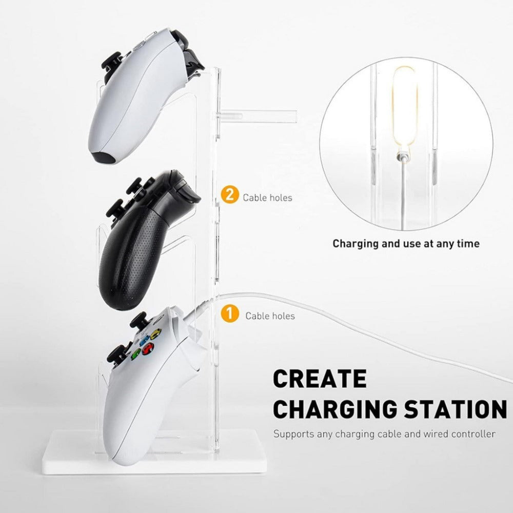 Stander til Controller & Headset - Hvid